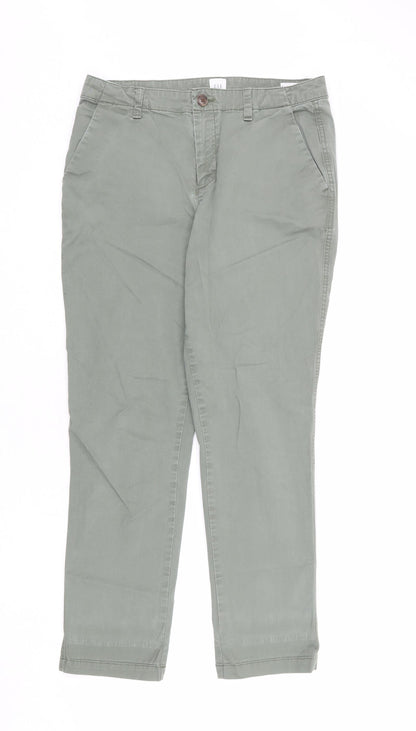 Womens UK Size 6 Gap Regular Fit  Green Trousers