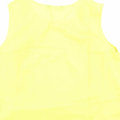 Womens UK Size 18 Very Yellow Basic Tank