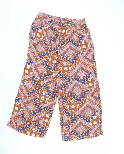 Womens UK Size 12 NEXT Regular Fit  Multicoloured Trousers