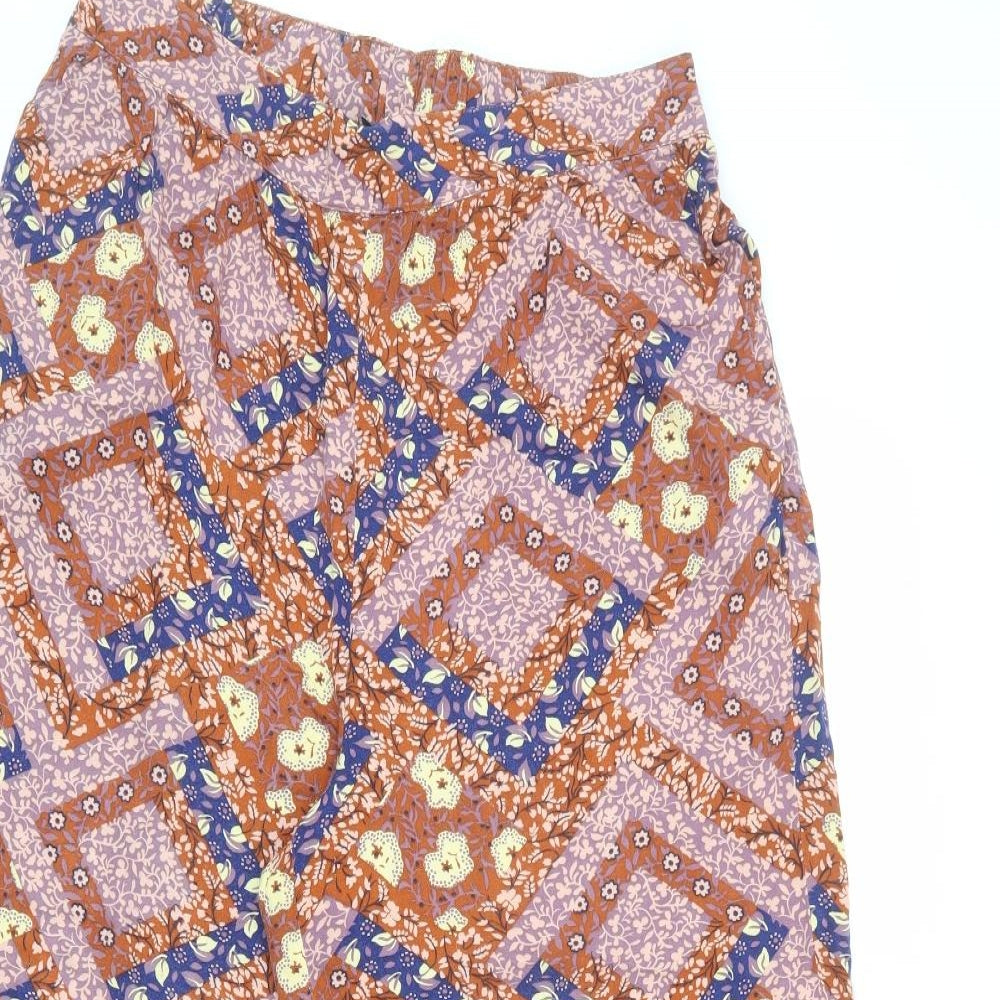 Womens UK Size 12 NEXT Regular Fit  Multicoloured Trousers