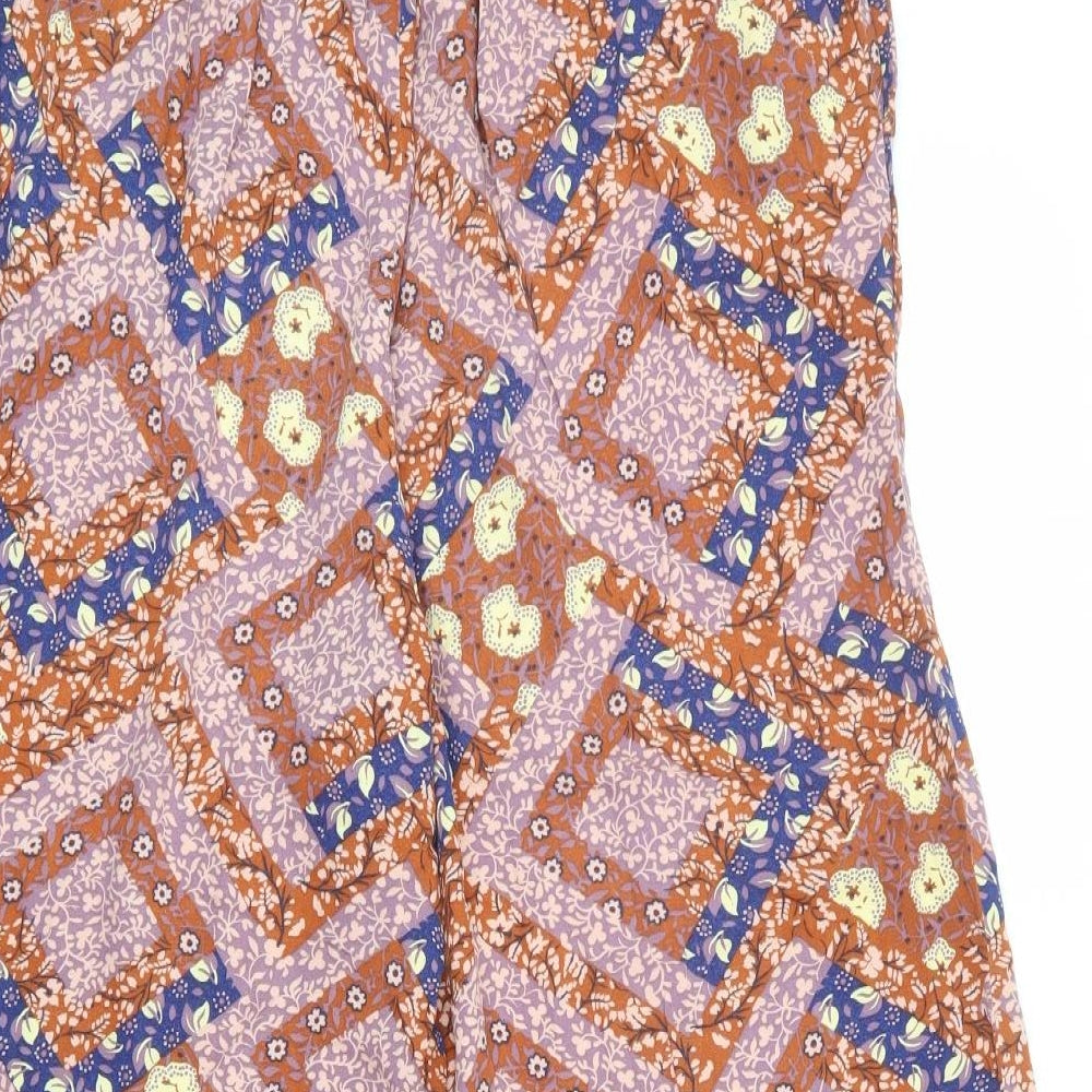 Womens UK Size 12 NEXT Regular Fit  Multicoloured Trousers