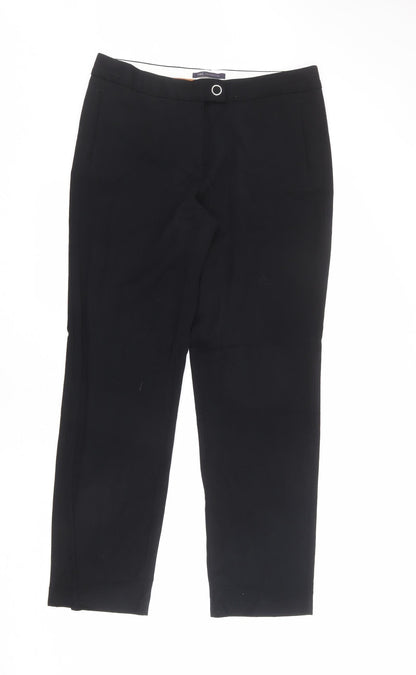 Womens UK Size 14 Marks and Spencer Regular Fit Dress Pants Black Trousers