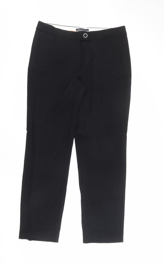 Womens UK Size 14 Marks and Spencer Regular Fit Dress Pants Black Trousers