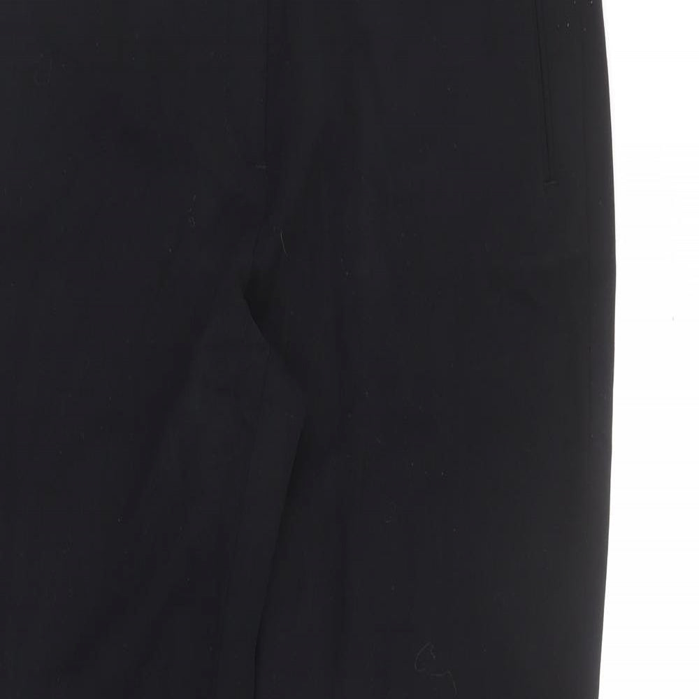Womens UK Size 14 Marks and Spencer Regular Fit Dress Pants Black Trousers