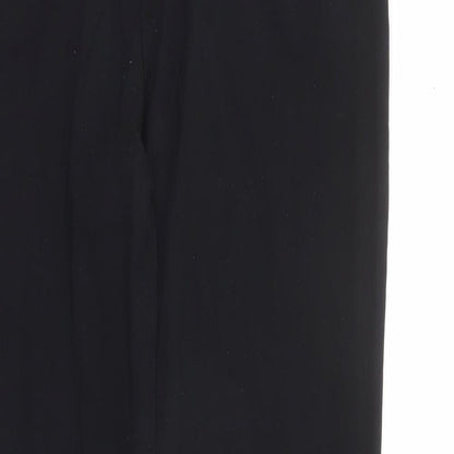 Womens UK Size 14 Marks and Spencer Regular Fit Dress Pants Black Trousers