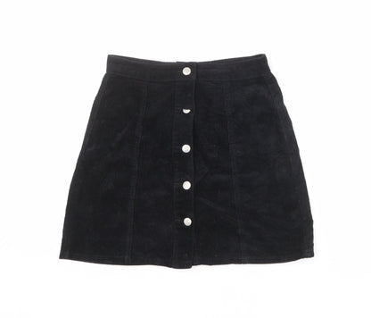 Womens UK Size 8 Denim & Co. A-Line Corduroy Skirt