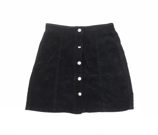 Womens UK Size 8 Denim & Co. A-Line Corduroy Skirt