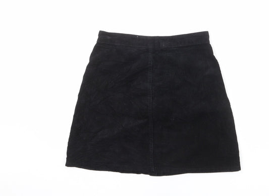 Womens UK Size 8 Denim & Co. A-Line Corduroy Skirt