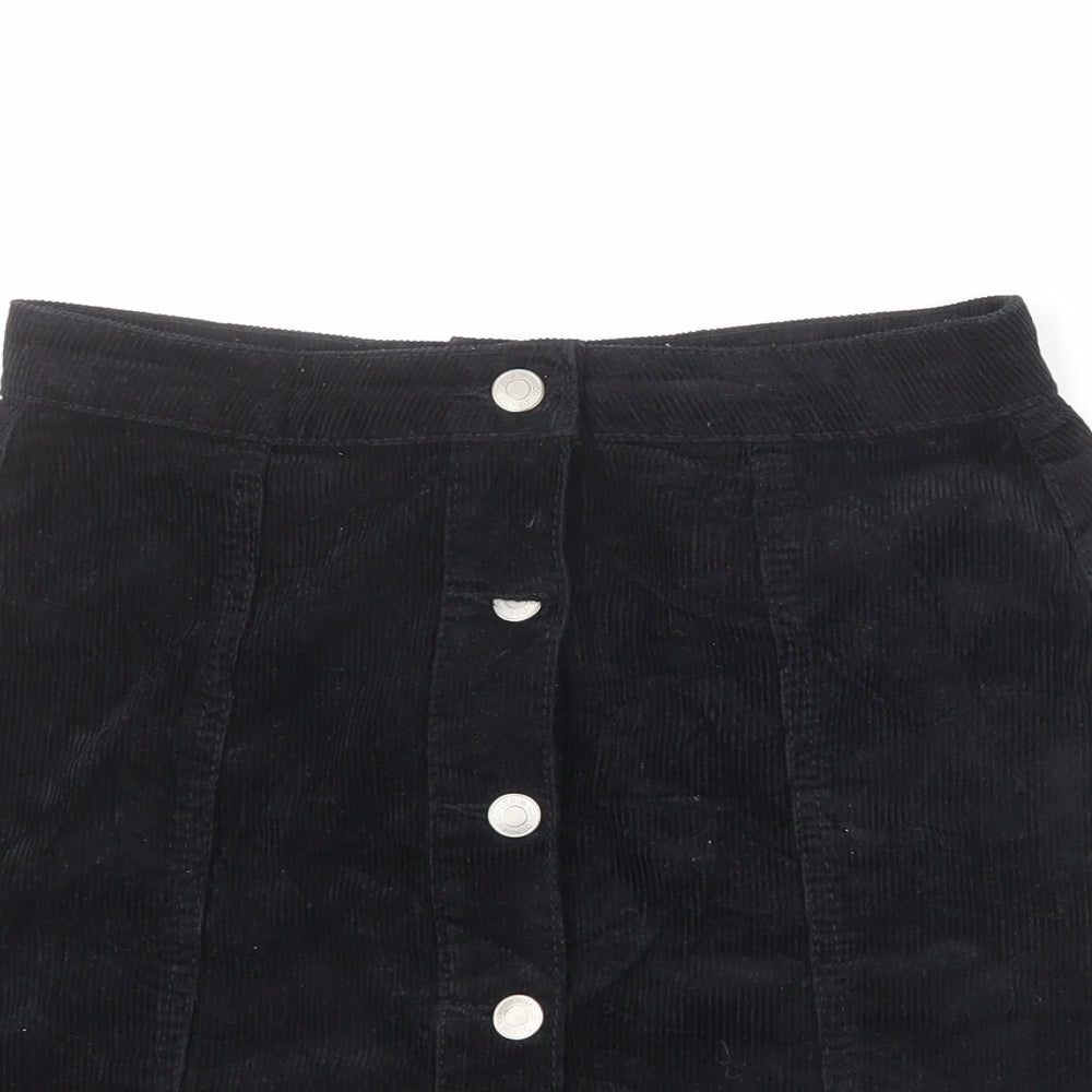 Womens UK Size 8 Denim & Co. A-Line Corduroy Skirt