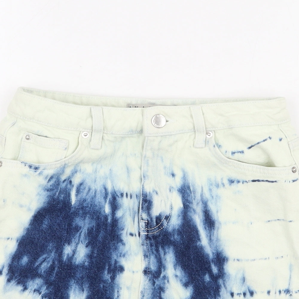 Womens UK Size 8 Denim & Co. Mini Denim Skirt