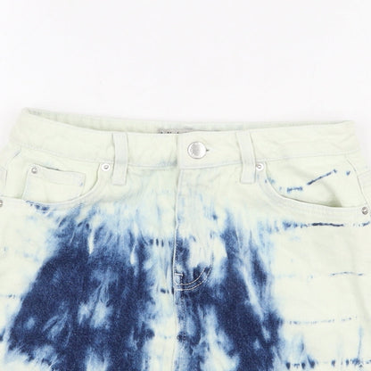 Womens UK Size 8 Denim & Co. Mini Denim Skirt