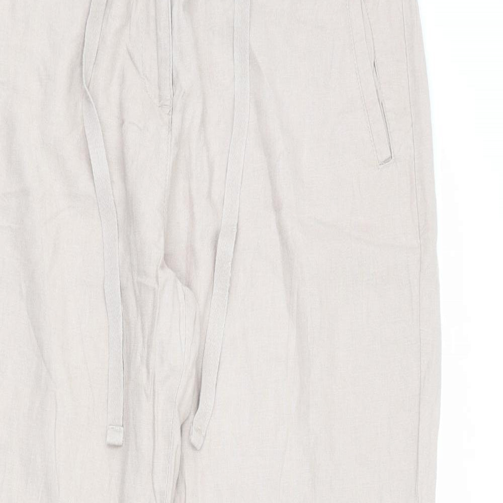 Womens UK Size 36 in Marks and Spencer Regular Fit  Beige Trousers