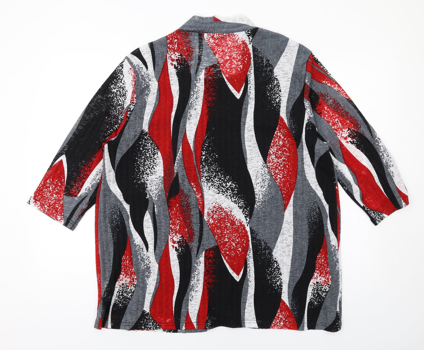 Womens UK Size XL Pure & Natural Multicoloured Basic Blouse