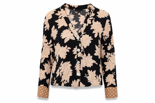Womens UK Size 8 New Look Multicoloured Basic Button-Up