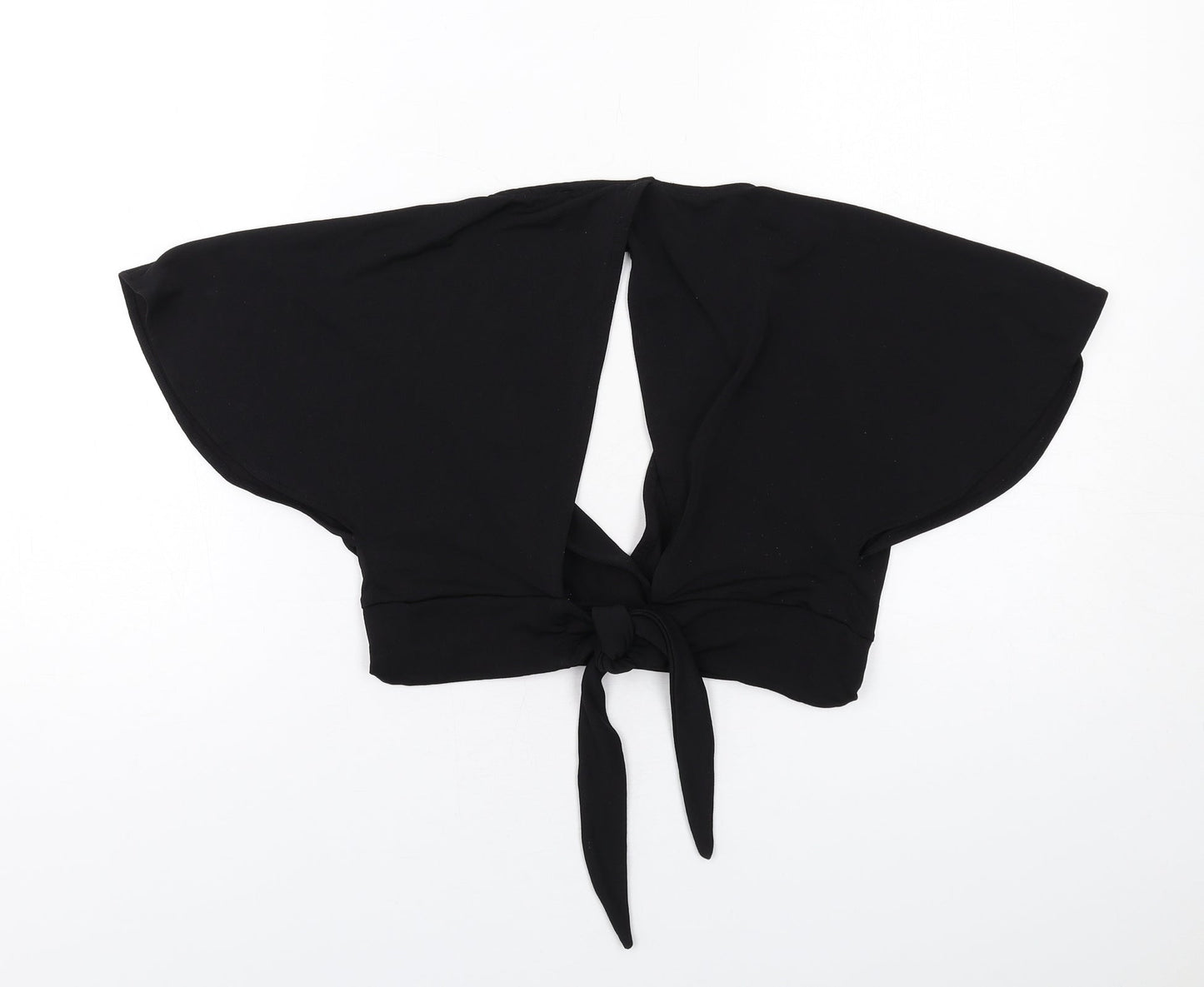 Womens UK Size M H&M Black Basic Blouse