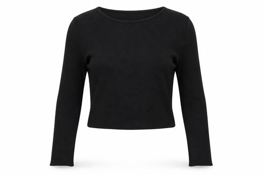 Womens UK Size M Cotton On Black Basic Blouse