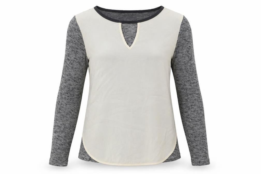 Womens UK Size S VERO MODA Grey Basic T-Shirt
