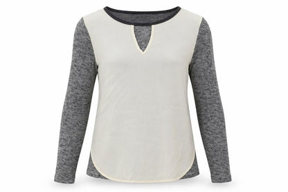 Womens UK Size S VERO MODA Grey Basic T-Shirt