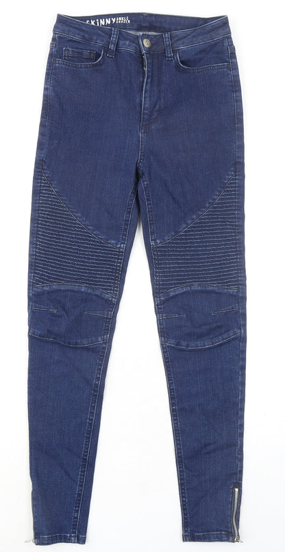 Womens UK Size 6 Marks and Spencer Regular Fit Skinny Blue Jeans