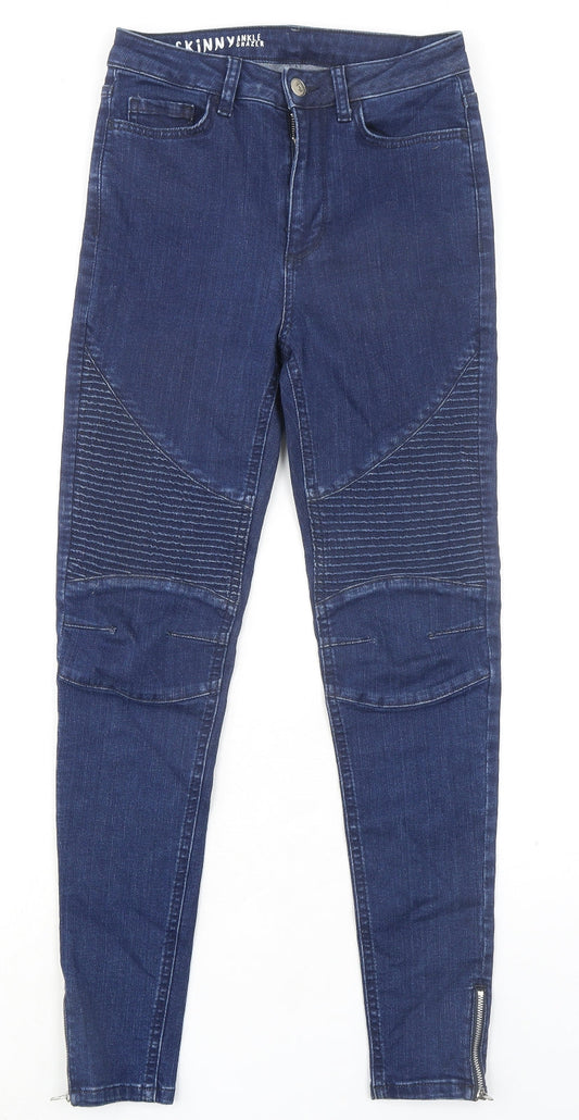 Womens UK Size 6 Marks and Spencer Regular Fit Skinny Blue Jeans