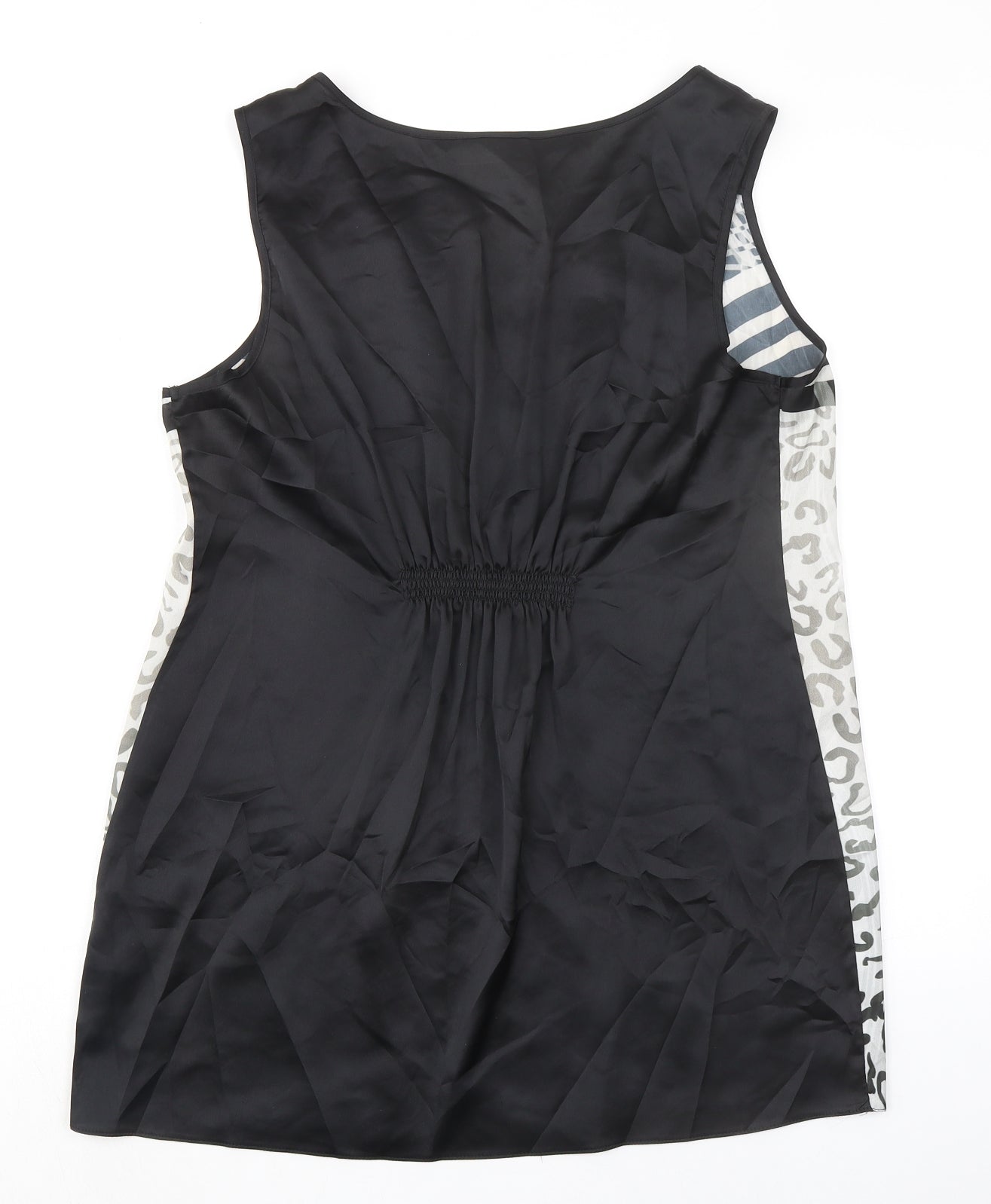 Womens UK Size M Wallis Black Basic Tank