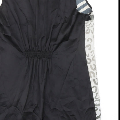 Womens UK Size M Wallis Black Basic Tank