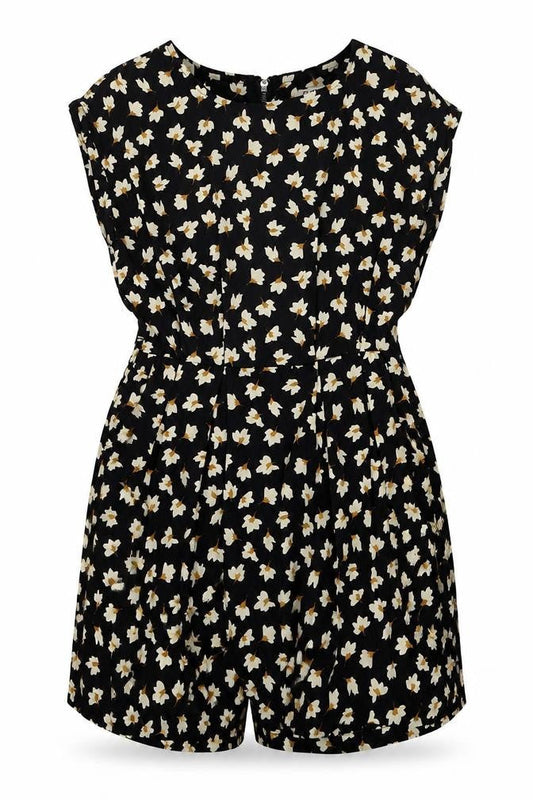Womens UK Size 6 Glamorous One-Piece Black Playsuit