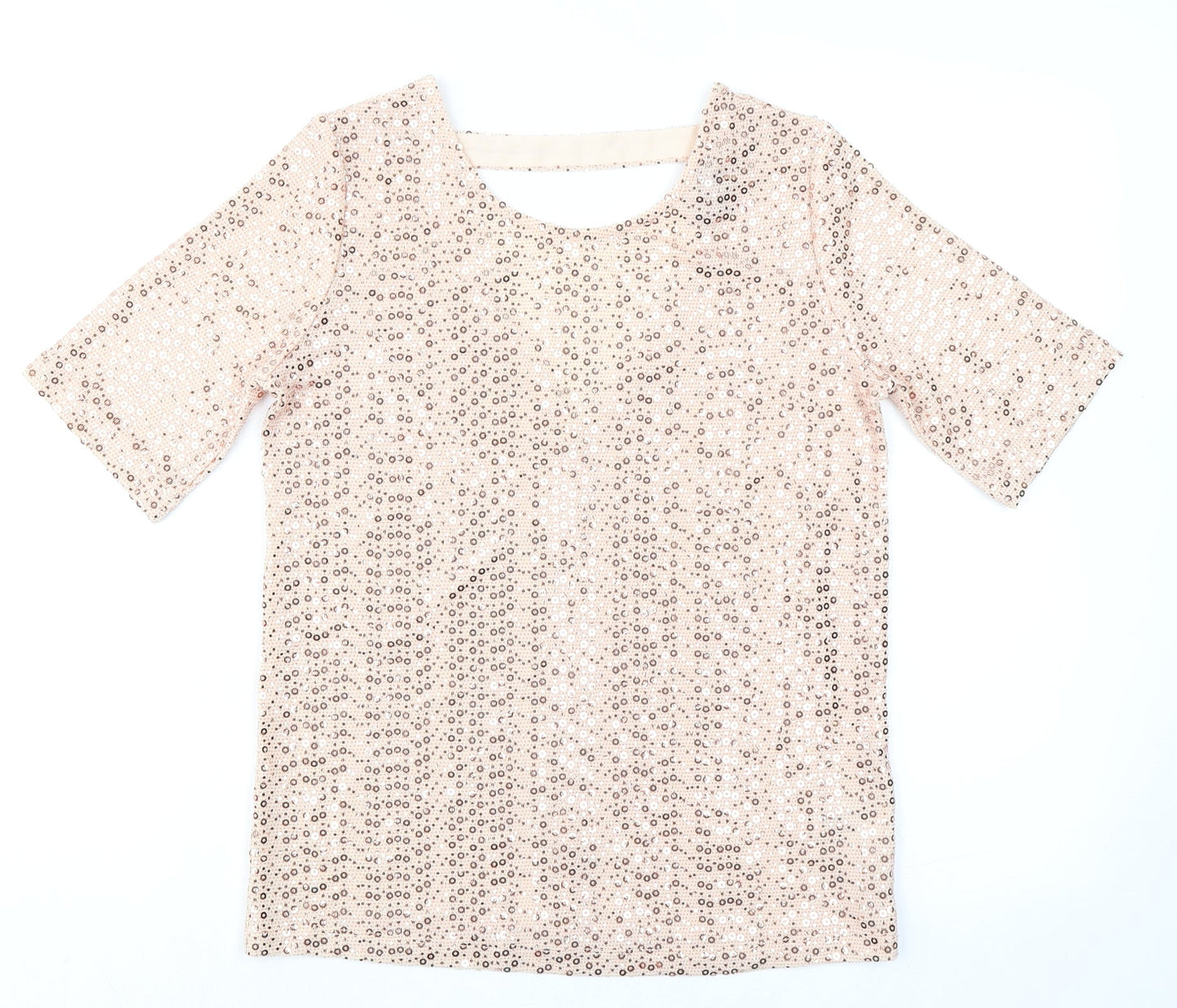 Womens UK Size 6 NEXT Pink Basic Blouse