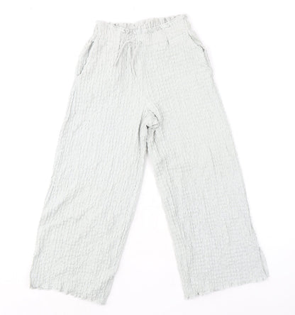 Womens UK Size 10 Zara Regular Fit  Grey Trousers