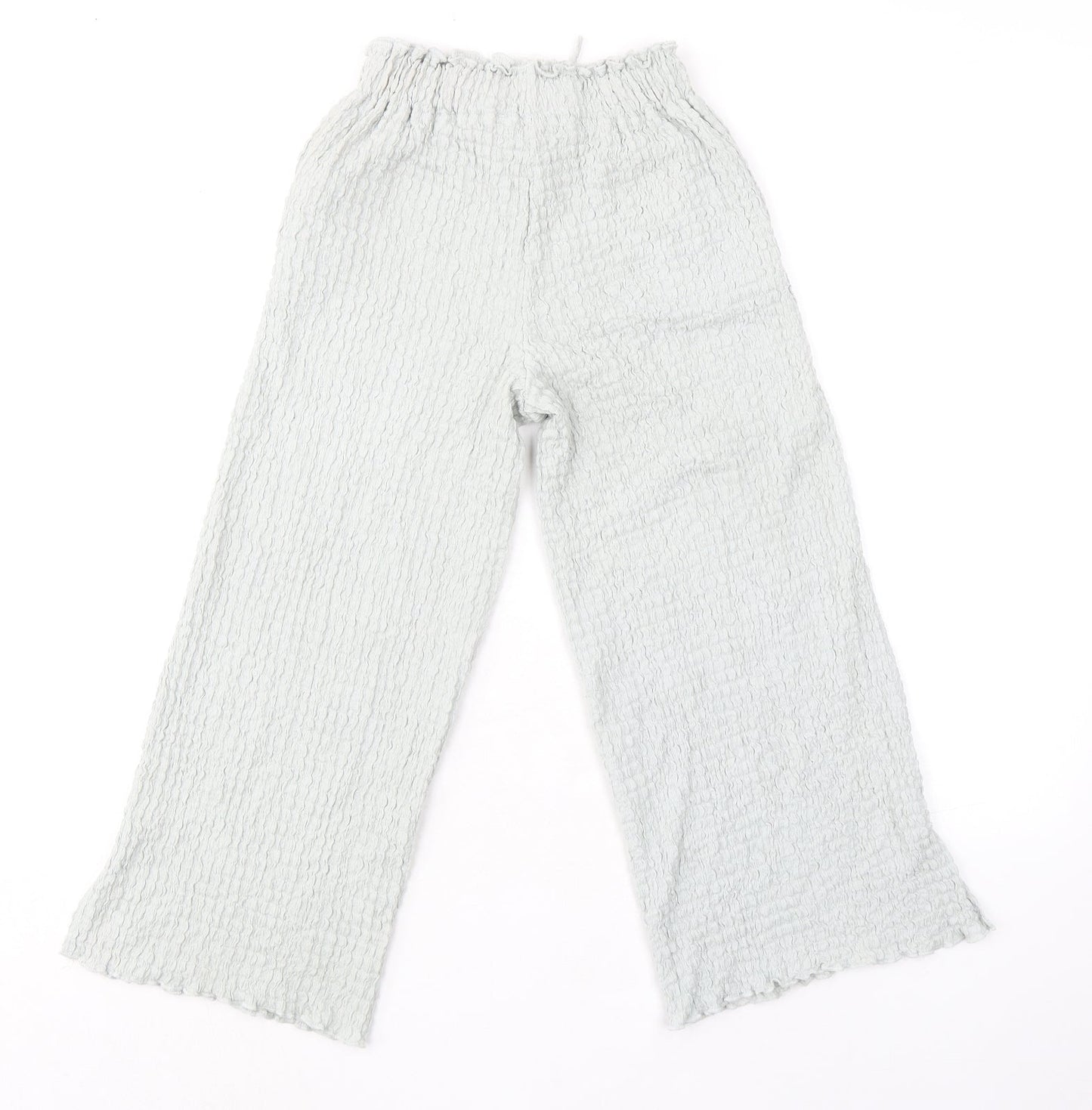 Womens UK Size 10 Zara Regular Fit  Grey Trousers