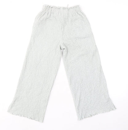 Womens UK Size 10 Zara Regular Fit  Grey Trousers