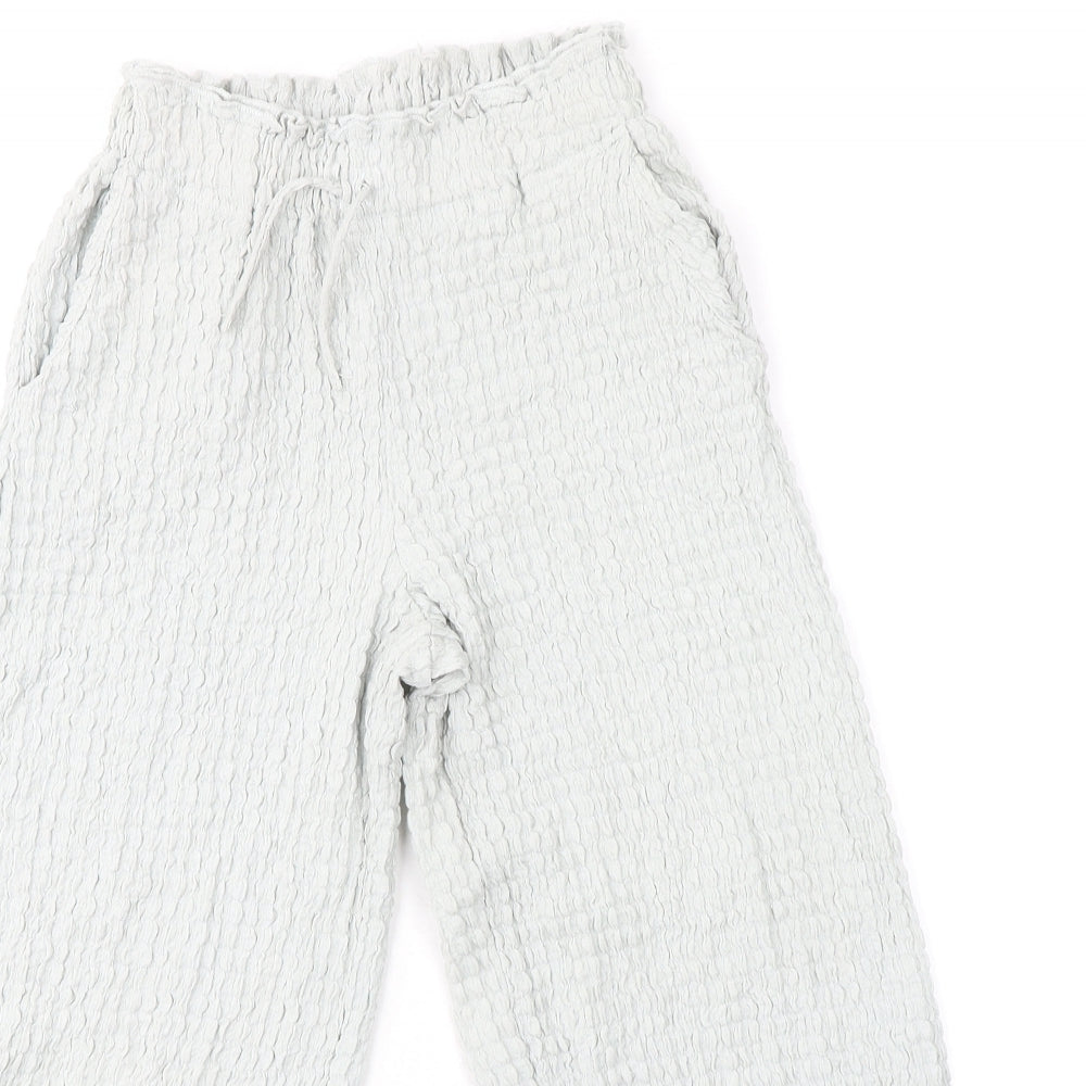 Womens UK Size 10 Zara Regular Fit  Grey Trousers