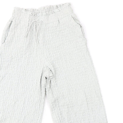Womens UK Size 10 Zara Regular Fit  Grey Trousers