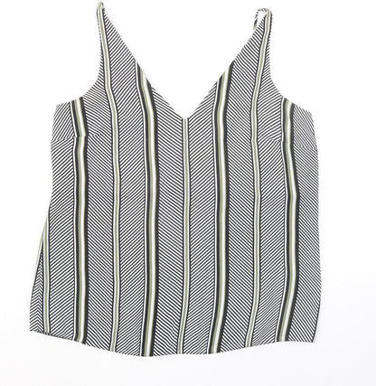 Womens UK Size 12 Dorothy Perkins Black Camisole Tank