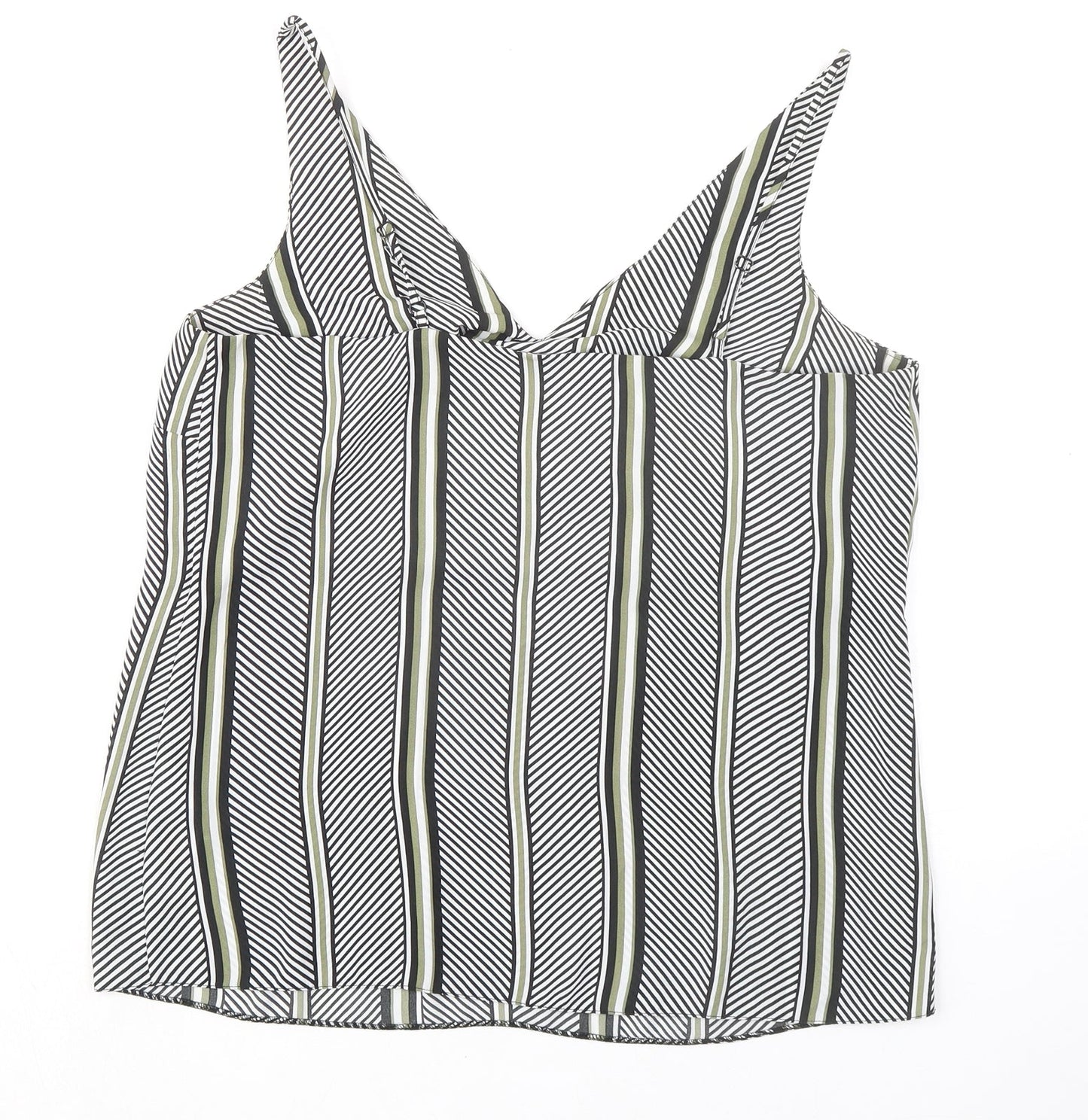 Womens UK Size 12 Dorothy Perkins Black Camisole Tank