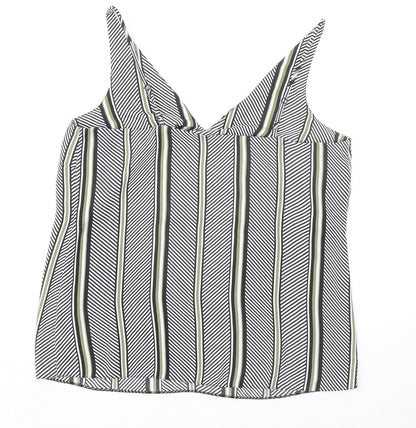 Womens UK Size 12 Dorothy Perkins Black Camisole Tank