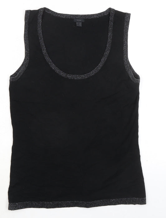Womens UK Size 10 TCM Black Basic Tank