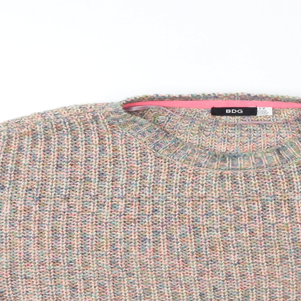 Womens UK Size S BDG Pink Pullover Jumper