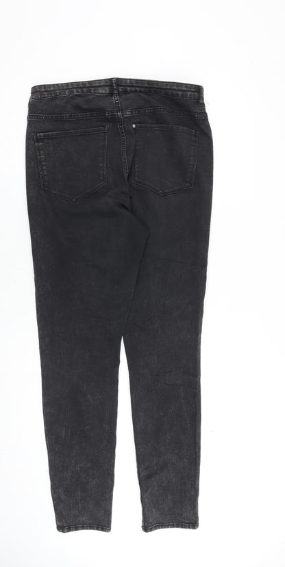 Womens UK Size 28 in H&M Regular Fit Skinny Grey Jeans