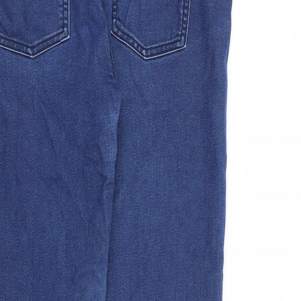 Avenue Womens Blue Cotton Skinny Jeans Size 12 L28 in Regular Zip