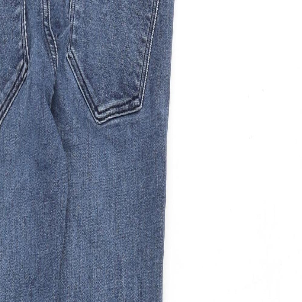 Womens UK Size 8 H&M Regular Fit Skinny Blue Jeans