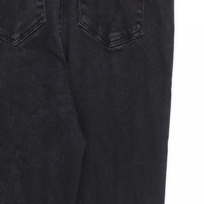 Very Womens Black Cotton Skinny Jeans Size 27 in L26 in Slim Zip