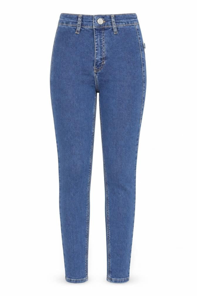 Womens UK Size 25 in Topshop Regular Fit Skinny Blue Jeans