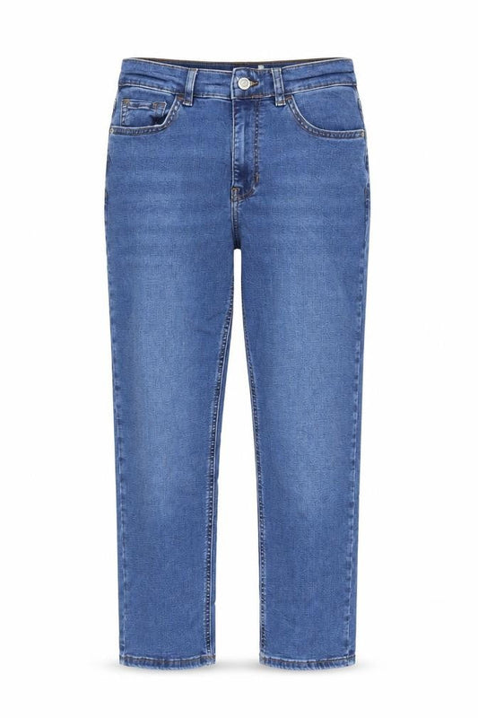 Womens UK Size 28 in Per Una Regular Fit Straight Blue Jeans