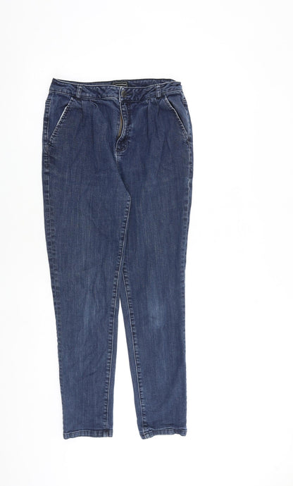 Womens UK Size 10 Waredenim Regular Fit Skinny Blue Jeans