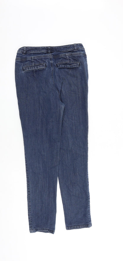 Womens UK Size 10 Waredenim Regular Fit Skinny Blue Jeans