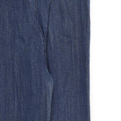 Womens UK Size 10 Waredenim Regular Fit Skinny Blue Jeans