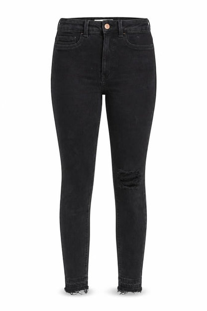 Womens UK Size 8 New Look Slim Fit Skinny Black Jeans
