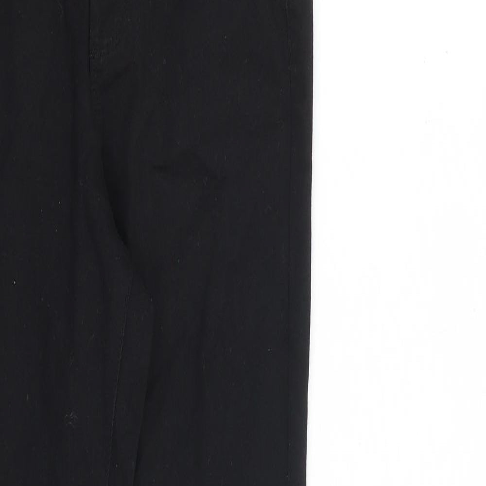 Denim & Co. Womens Black Cotton Skinny Jeans Size 10 L31 in Regular Zip