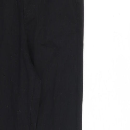 Denim & Co. Womens Black Cotton Skinny Jeans Size 10 L31 in Regular Zip
